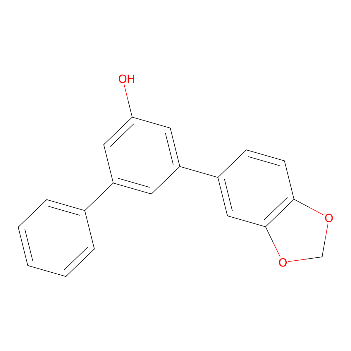 5-(1,3-Benzodioxol-5-yl)[1,1'-biphenyl]-3-ol molecular structure, CAS 1226519-03-4