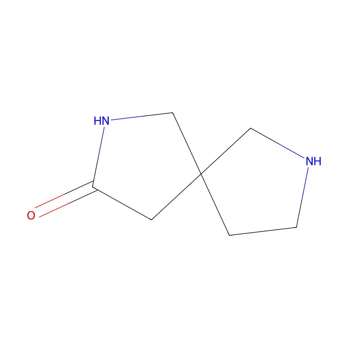 2,7-Diazaspiro[4.4]nonan-3-one molecular structure, CAS 1226550-00-0