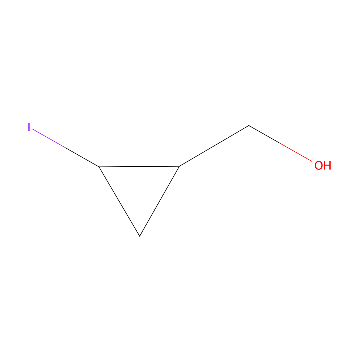 [cis-2-Iodocyclopropyl]methanol molecular structure, CAS 122676-95-3