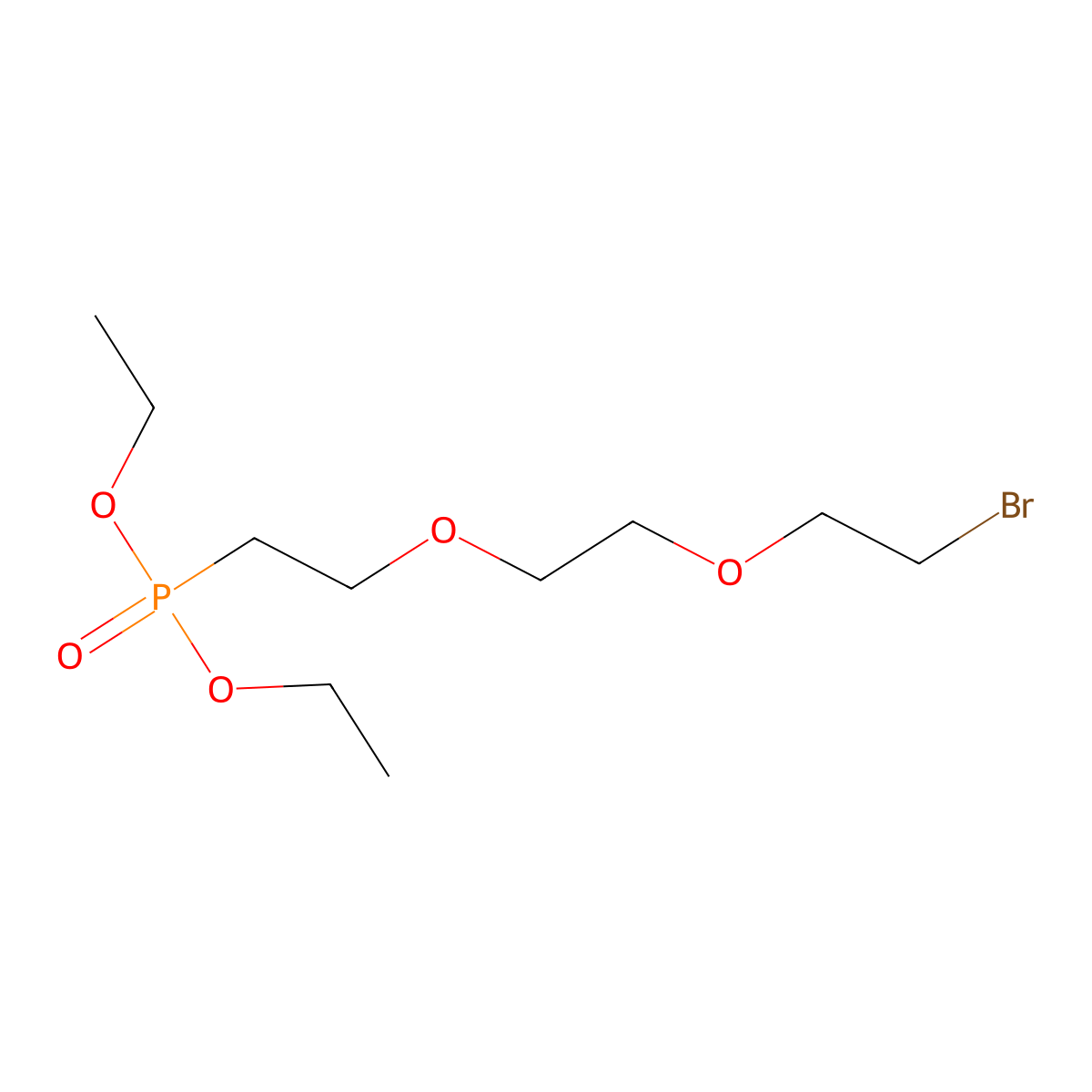 Bromo-PEG2-phosphonic acid ethyl ester molecular structure, CAS 1226767-94-7