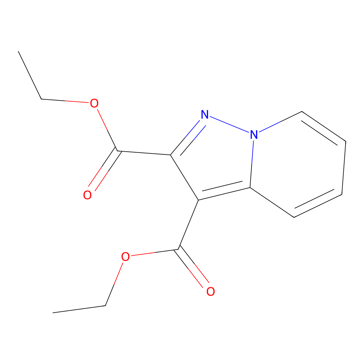 2,3-Diethyl pyrazolo[1,5-a]pyridine-2,3-dicarboxylate molecular structure, CAS 1226776-92-6