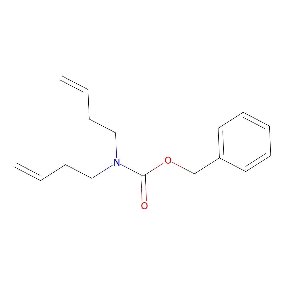 Benzyl dibut-3-enylcarbamate molecular structure, CAS 1226779-54-9