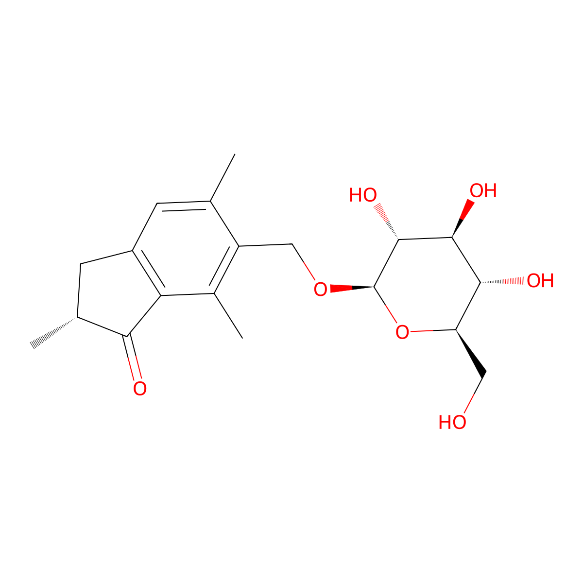 Norpterosin B glucoside molecular structure, CAS 1226785-88-1