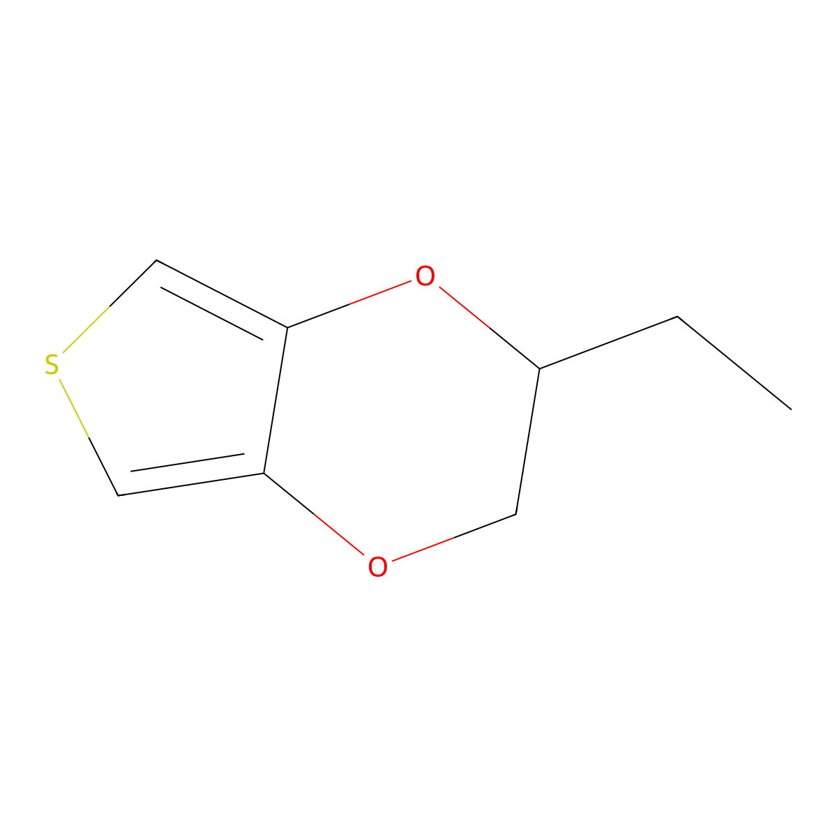 2-ethyl-2H,3H-thieno(3,4-b)(1,4)dioxine molecular structure, CAS 1226799-20-7