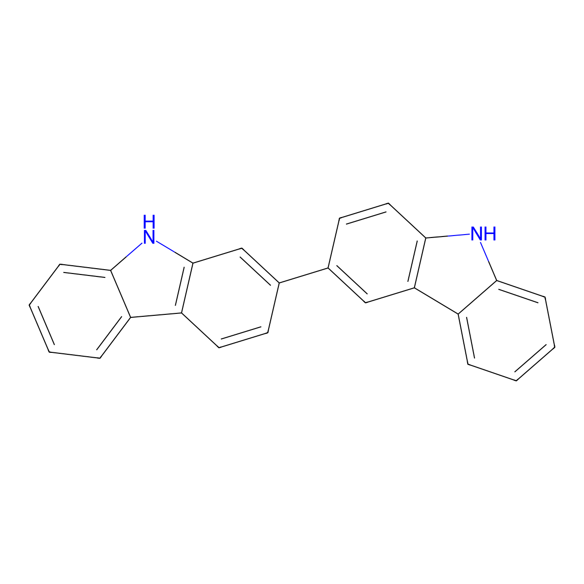 9H,9'H-2,3'-bicarbazole molecular structure, CAS 1226810-14-5