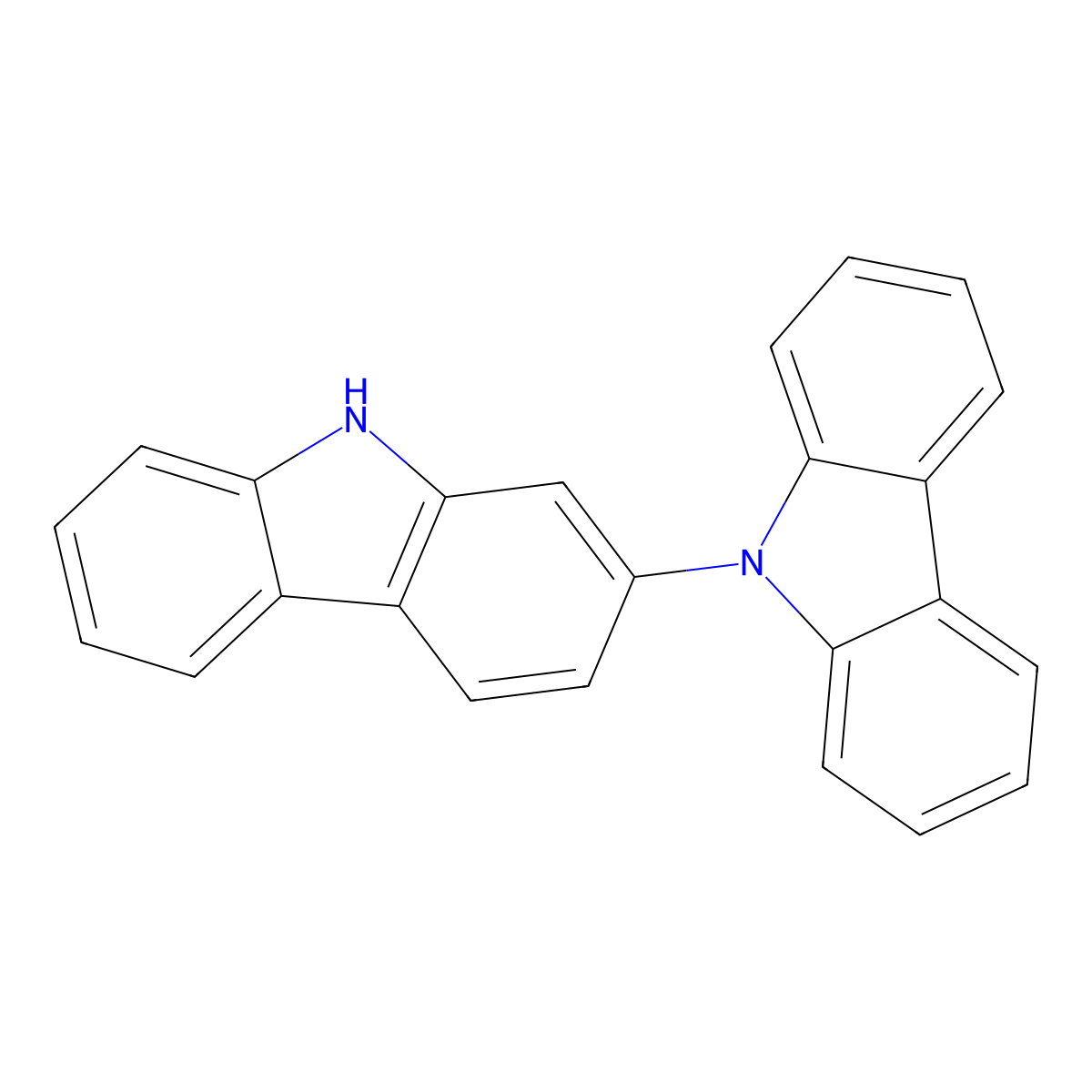 2,9'-Bi-9h-carbazole molecular structure, CAS 1226810-15-6