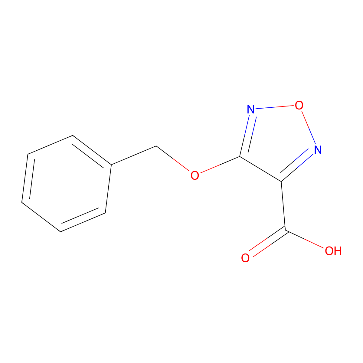 4-(Benzyloxy)-1,2,5-oxadiazole-3-carboxylic acid molecular structure, CAS 1226869-66-4