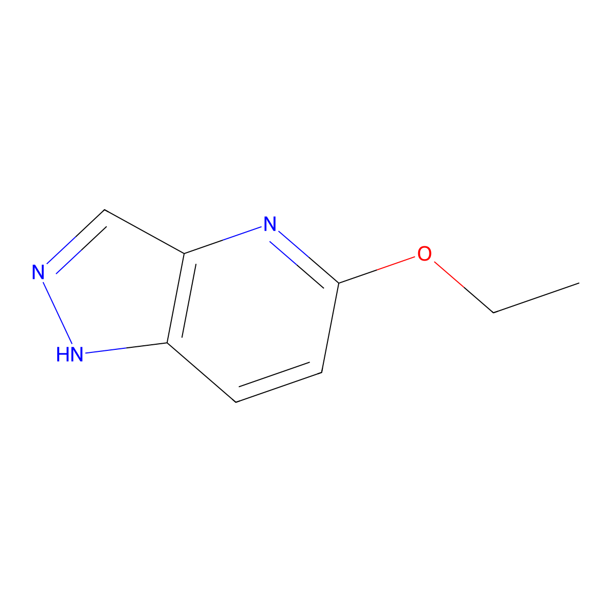 5-Ethoxy-1H-pyrazolo[4,3-b]pyridine molecular structure, CAS 1226903-85-0