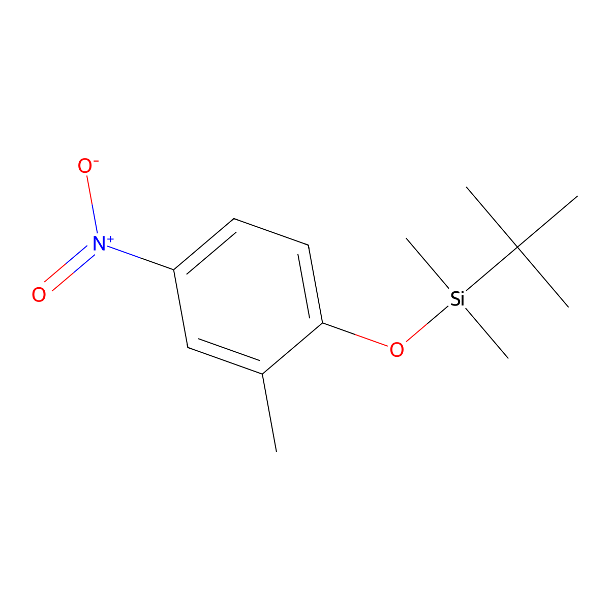 tert-Butyldimethyl2-methyl-4-nitrophenoxysilane molecular structure, CAS 1226973-97-2