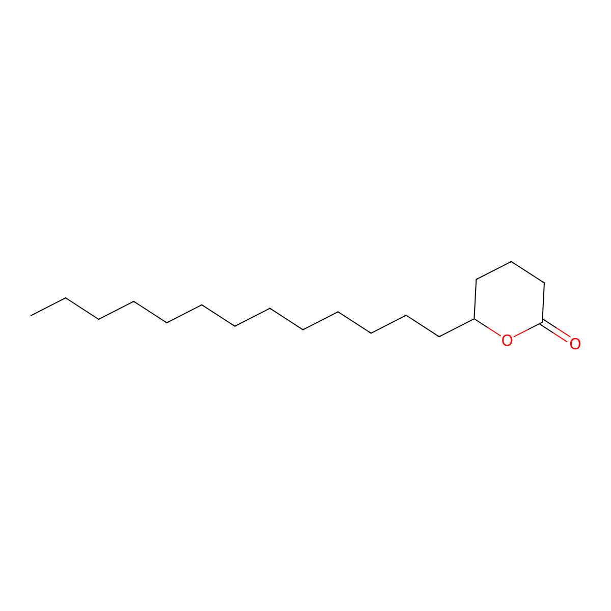 delta-Octadecalactone molecular structure, CAS 1227-51-6