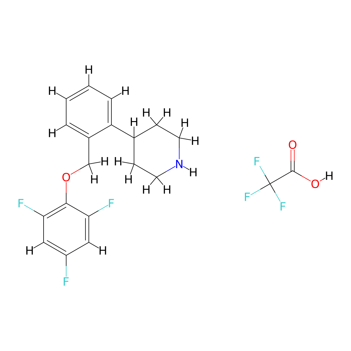 Ampreloxetine (TFA) molecular structure, CAS 1227056-85-0