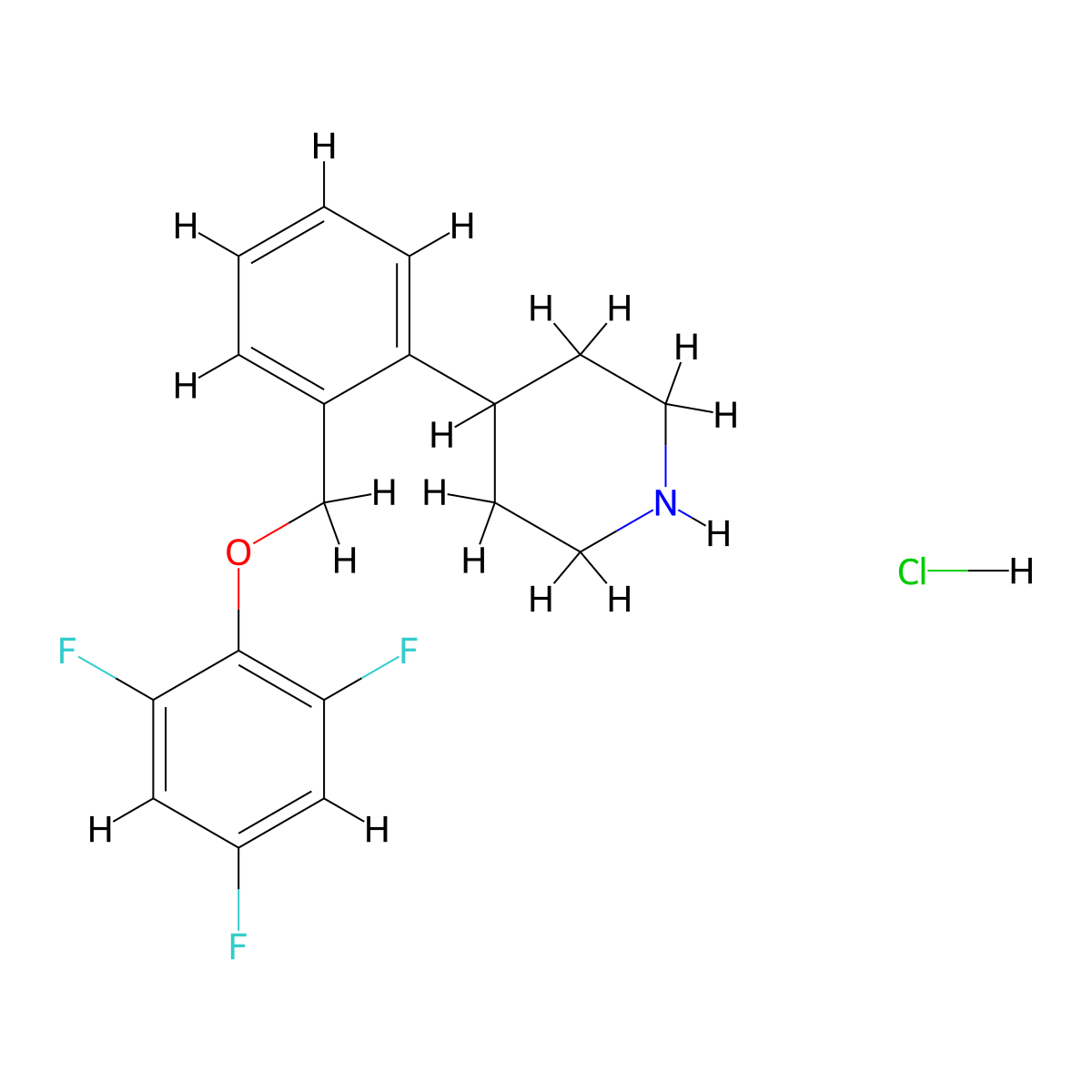 Ampreloxetine Hydrochloride molecular structure, CAS 1227056-87-2