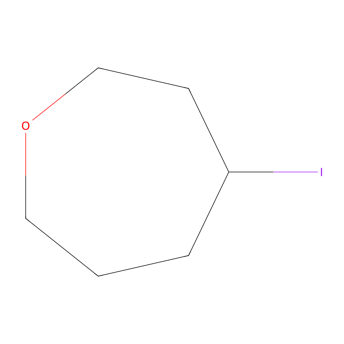 4-Iodooxepane molecular structure, CAS 1227068-82-7