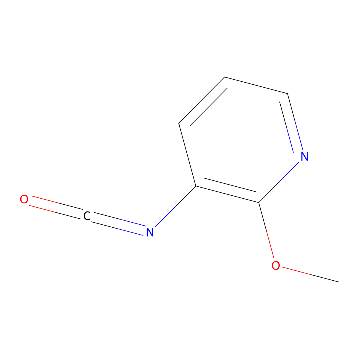 3-Isocyanato-2-methoxypyridine molecular structure, CAS 1227095-75-1