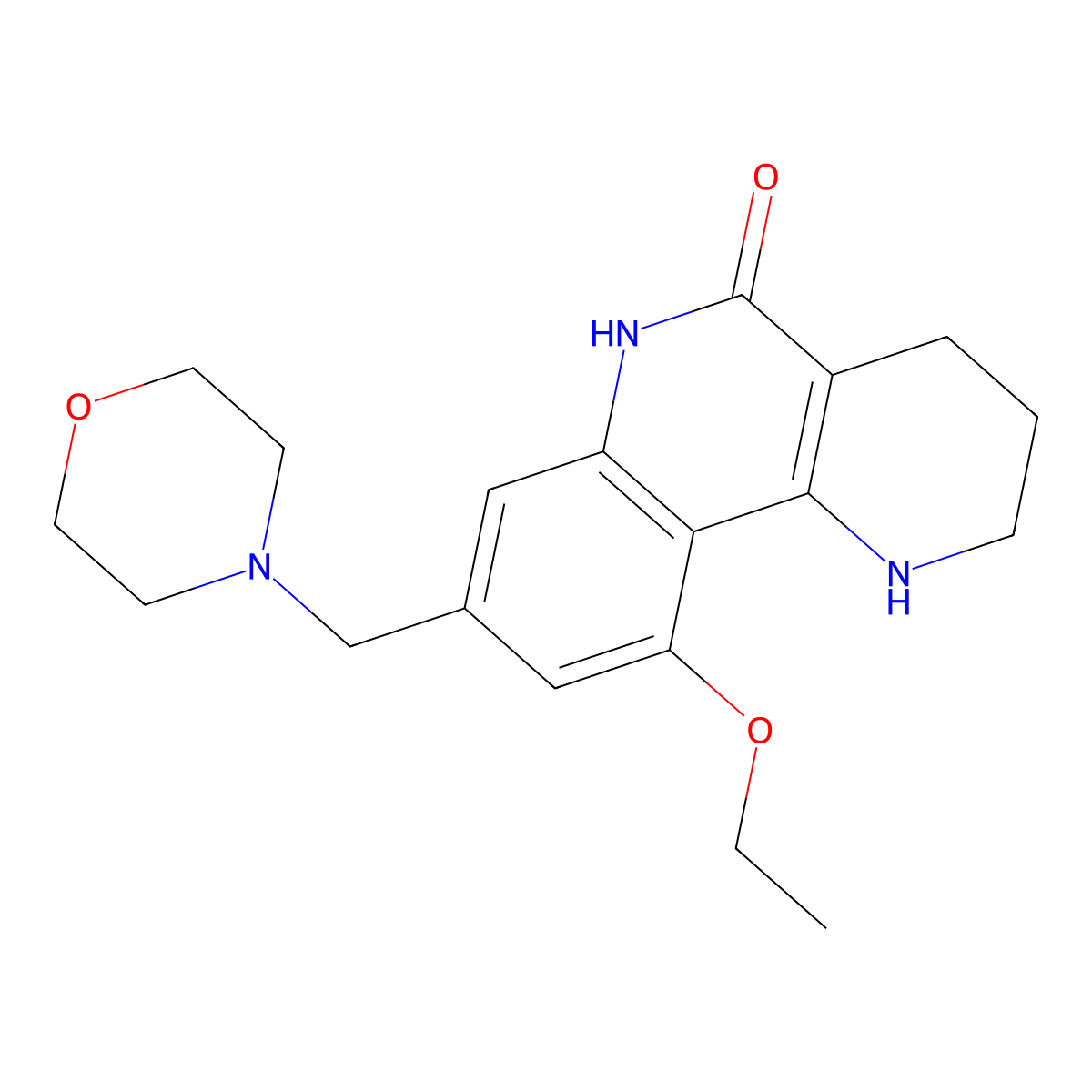 Amelparib molecular structure, CAS 1227156-72-0