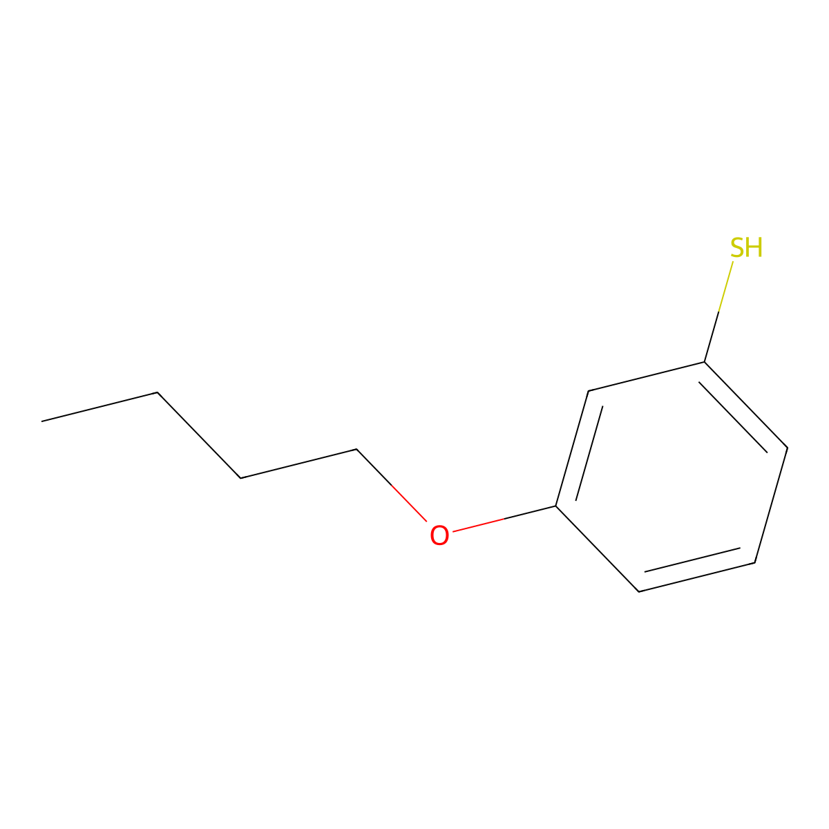 3-Butoxy-benzenethiol molecular structure, CAS 1227191-83-4
