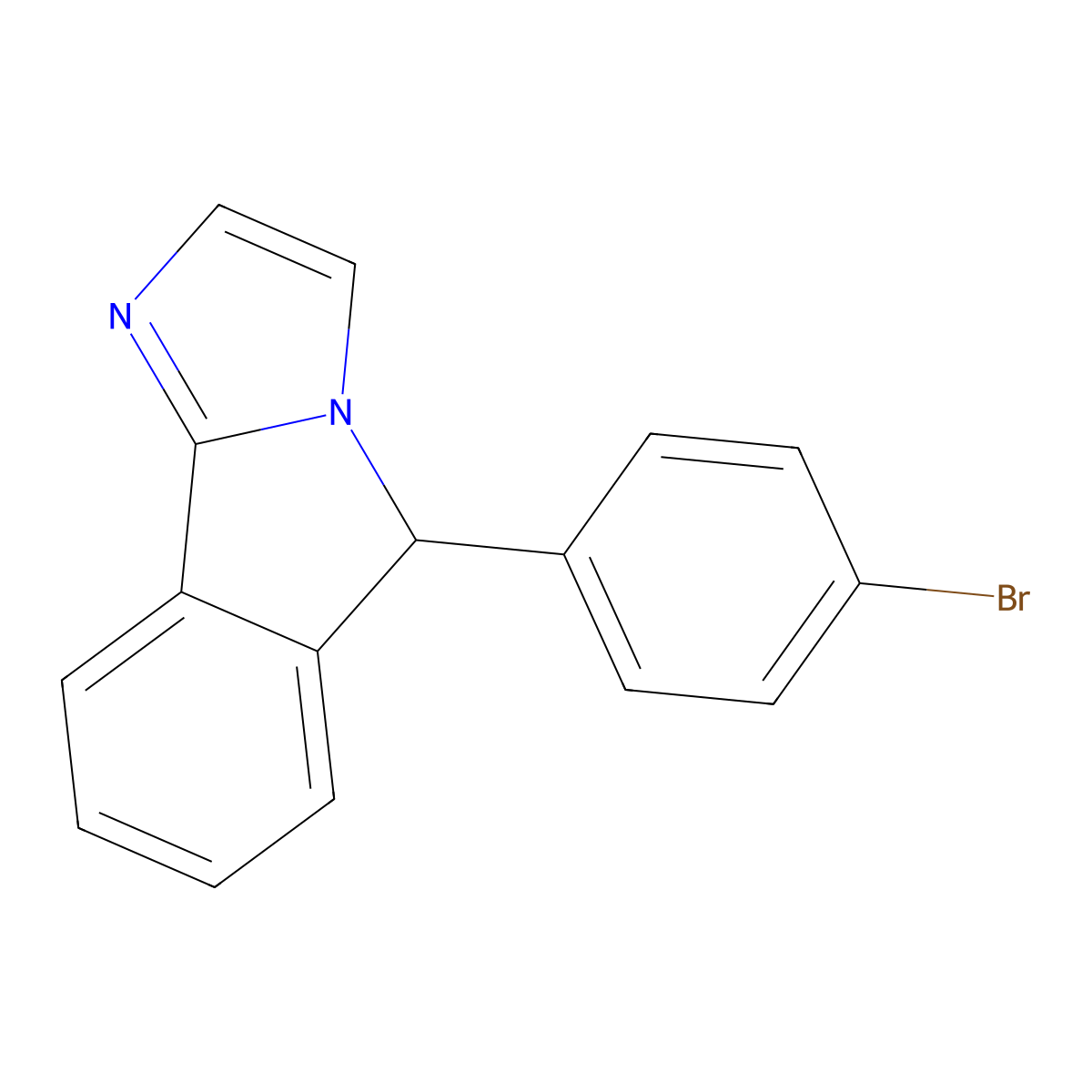 5-(4-Bromophenyl)-5H-imidazo[2,1-A]isoindole molecular structure, CAS 1227199-81-6