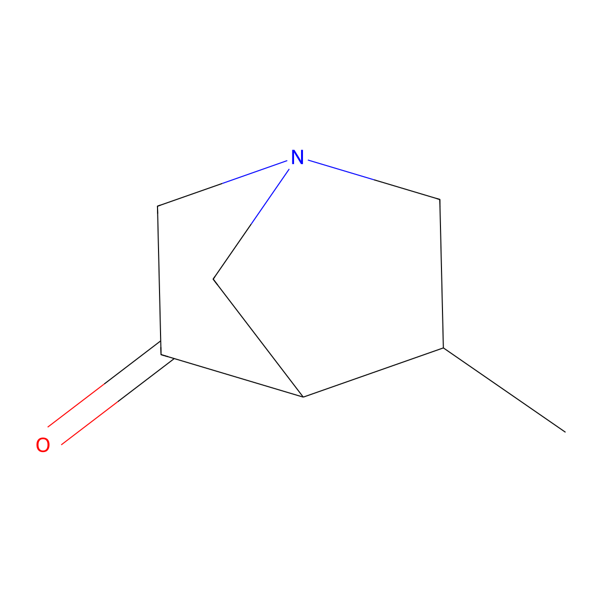 5-Methyl-1-azabicyclo[2.2.1]heptan-3-one molecular structure, CAS 122737-56-8