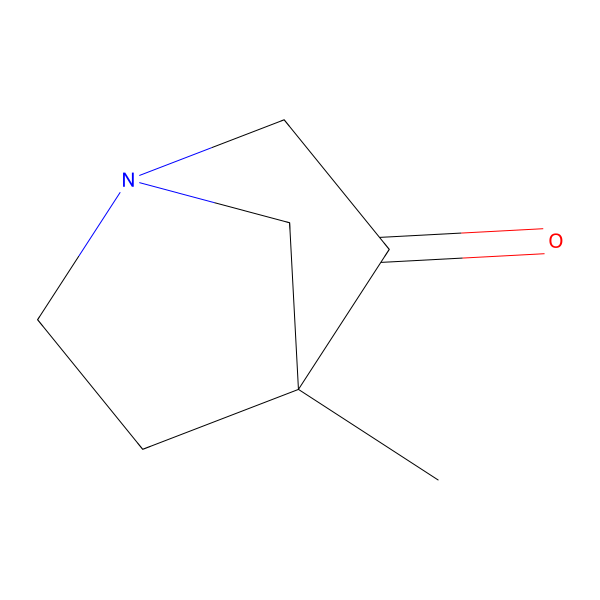 4-Methyl-1-azabicyclo[2.2.1]heptan-3-one molecular structure, CAS 122737-61-5