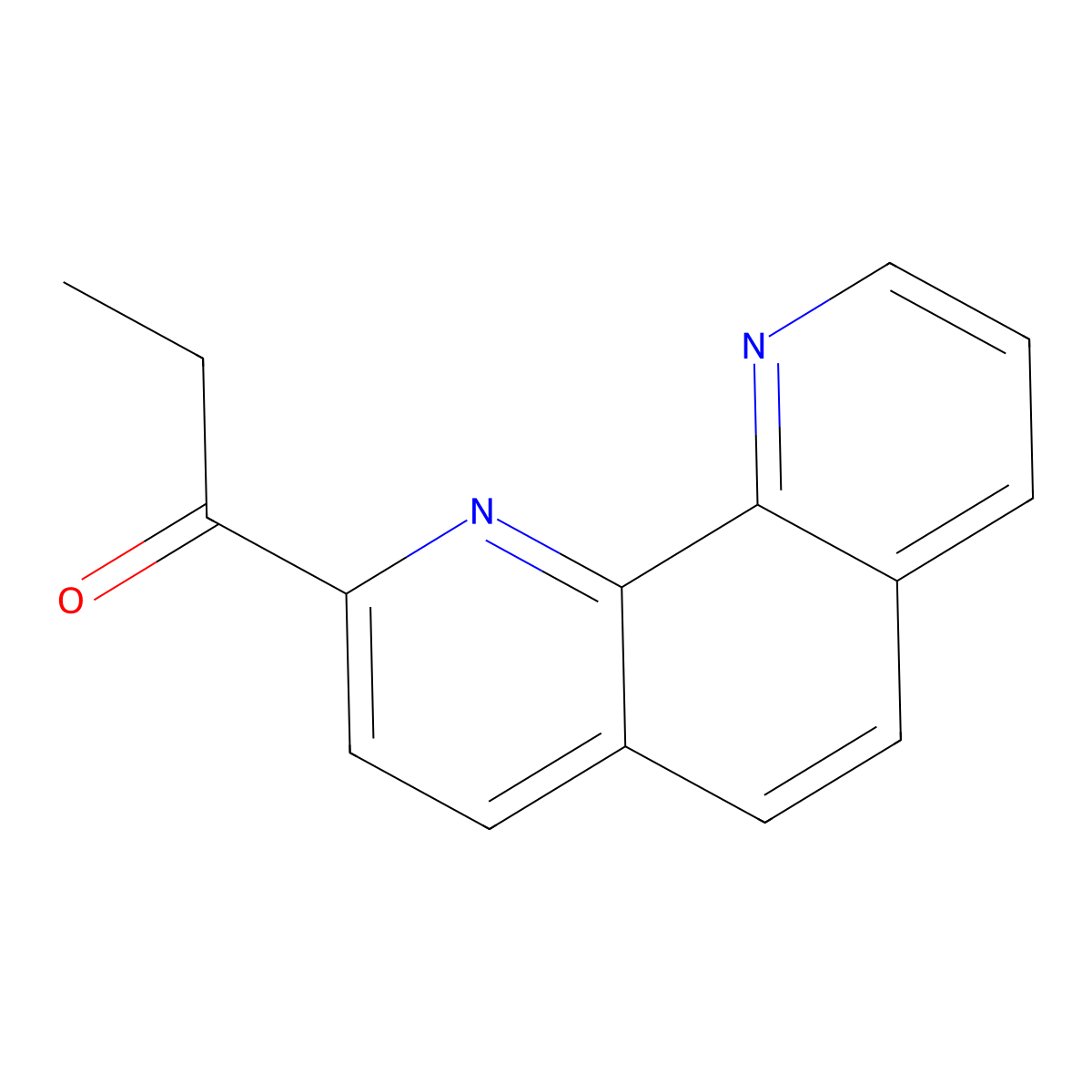 1-(1,10-Phenanthrolin-2-yl)propan-1-one molecular structure, CAS 1227404-33-2