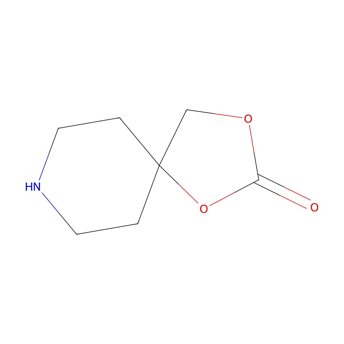 1,3-Dioxa-8-azaspiro[4.5]decan-2-one molecular structure, CAS 1227465-63-5