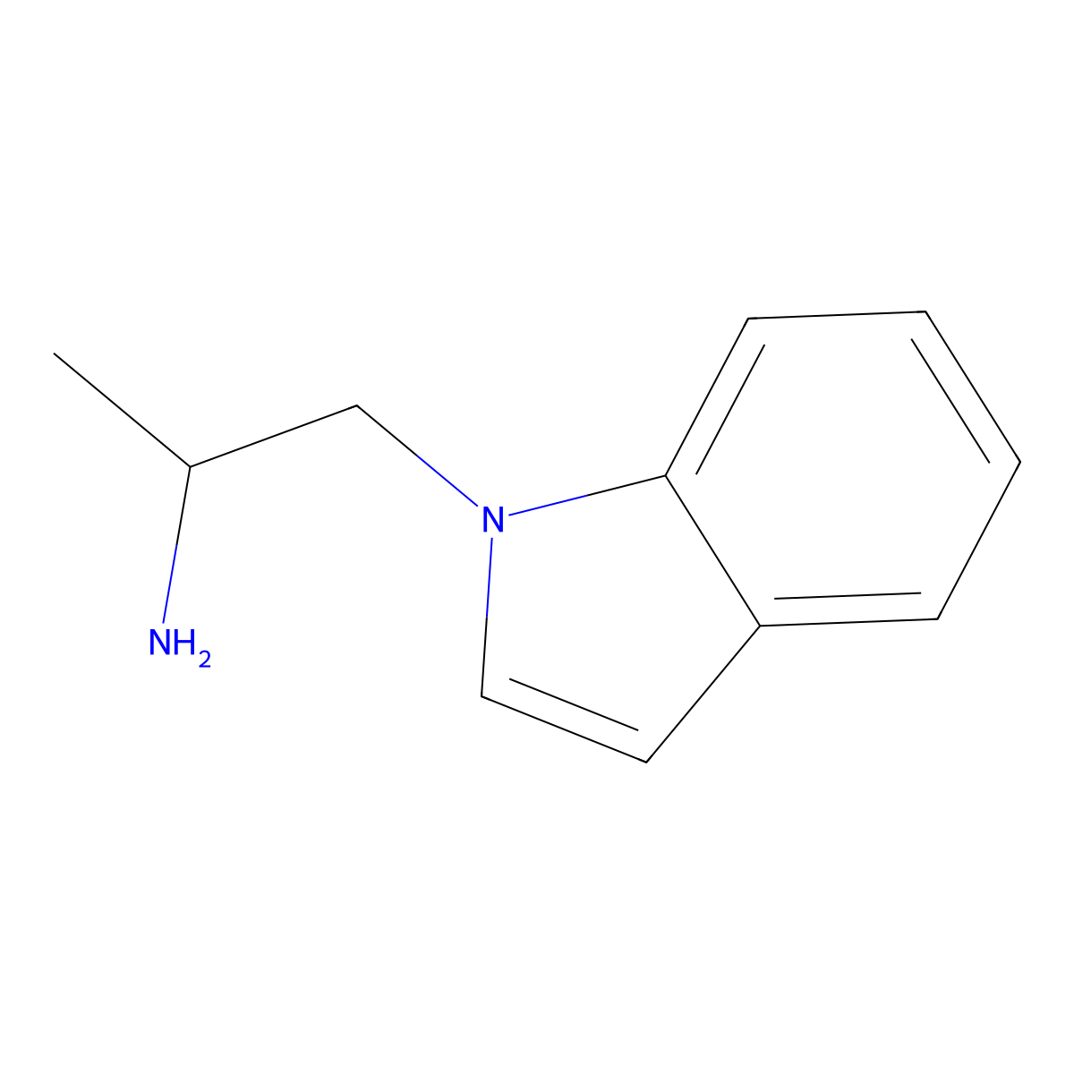 alpha-Methyl-1H-indole-1-ethanamine molecular structure, CAS 1227465-67-9