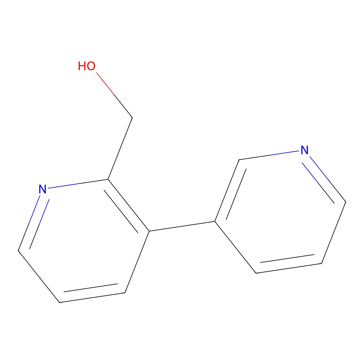 ([3,3'-Bipyridin]-2-yl)methanol molecular structure, CAS 1227499-31-1