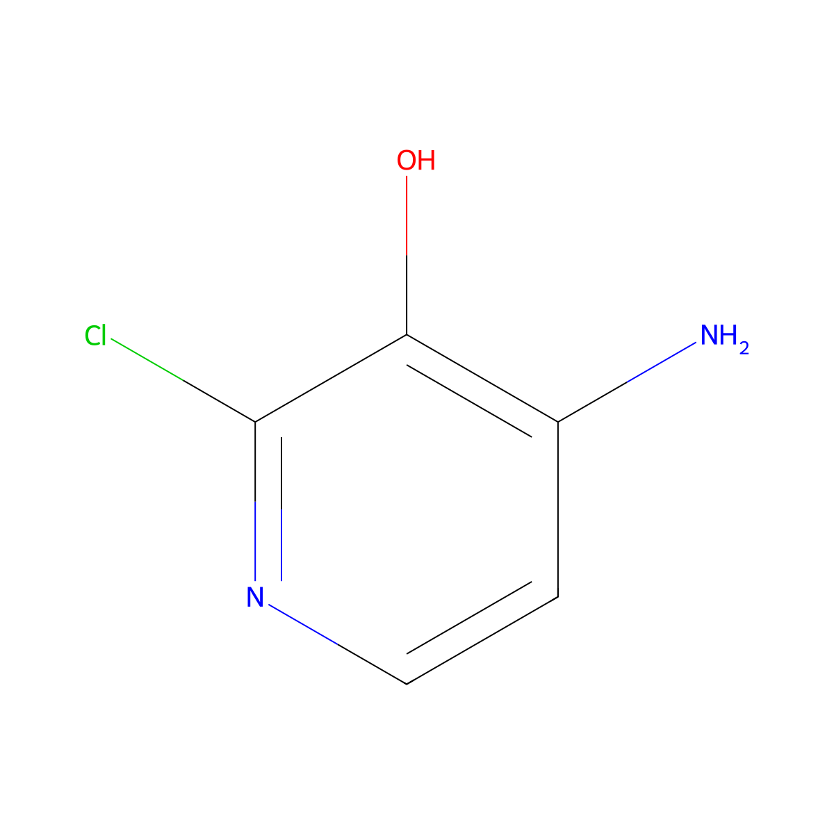 4-Amino-2-chloropyridin-3-OL molecular structure, CAS 1227508-94-2