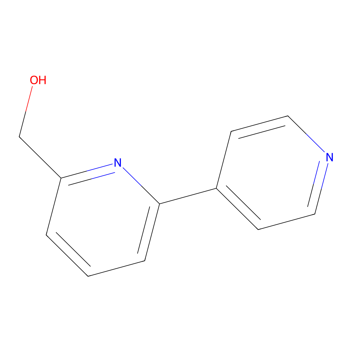 2-Hydroxymethyl-6-(pyridin-4-YL)pyridine molecular structure, CAS 1227514-00-2
