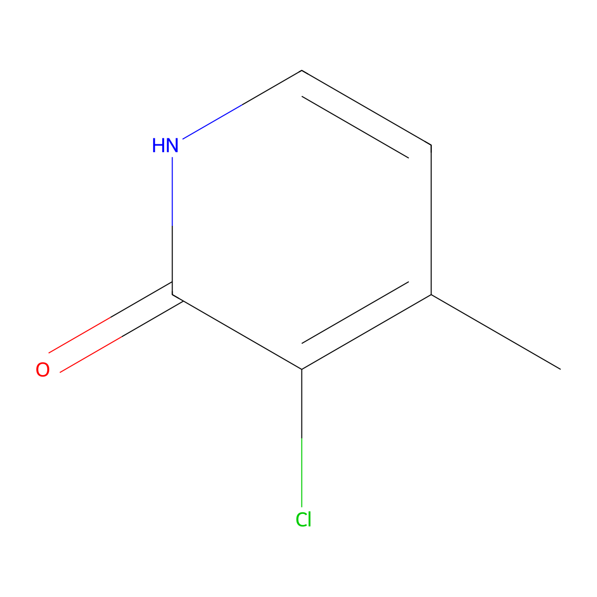 3-Chloro-4-methylpyridin-2-ol molecular structure, CAS 1227514-03-5
