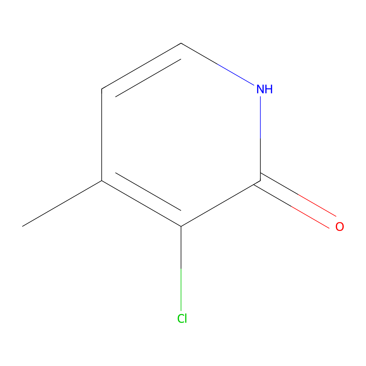 3-Chloro-4-methylpyridin-2-ol molecular structure, CAS 1227514-03-5