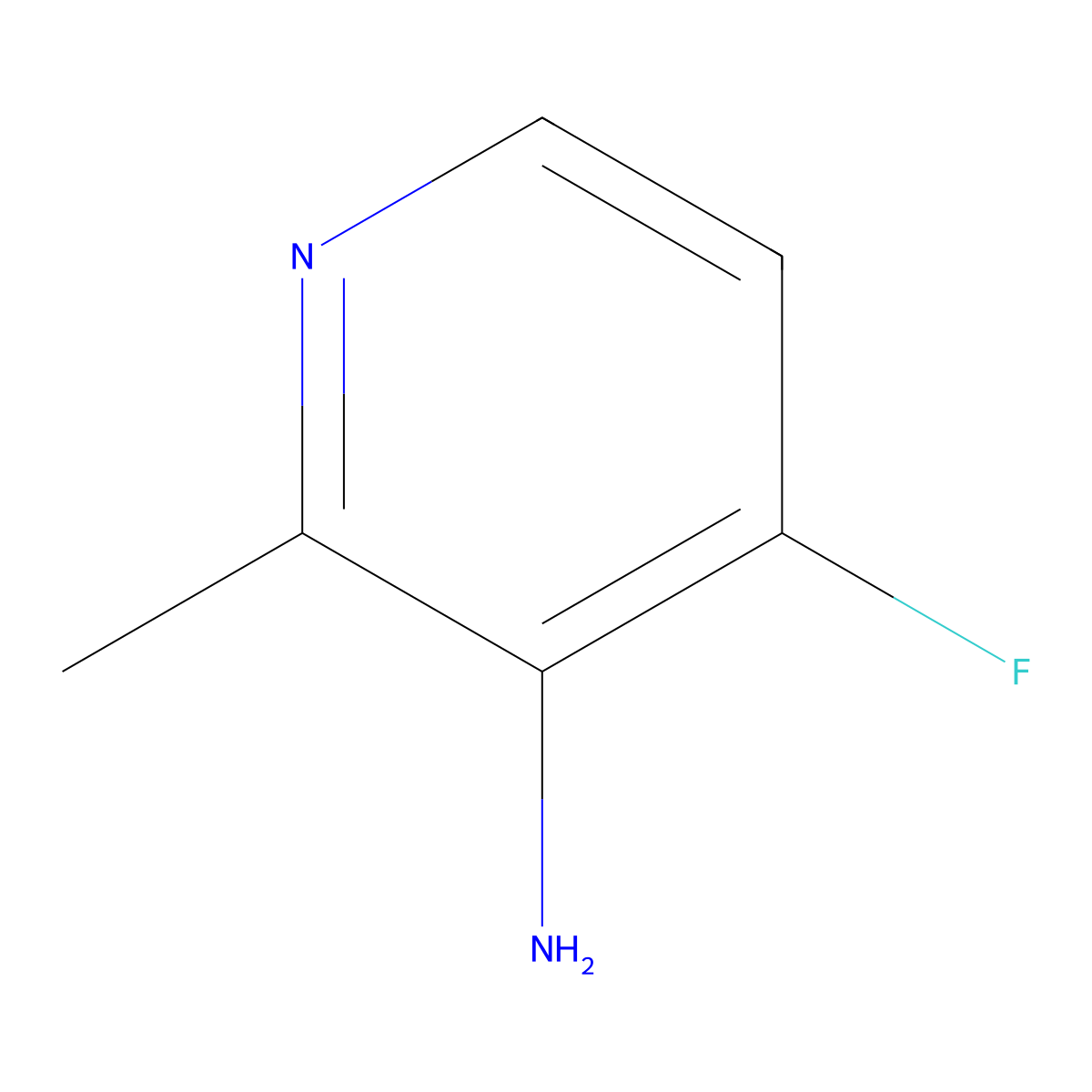 4-Fluoro-2-methylpyridin-3-amine molecular structure, CAS 1227514-44-4