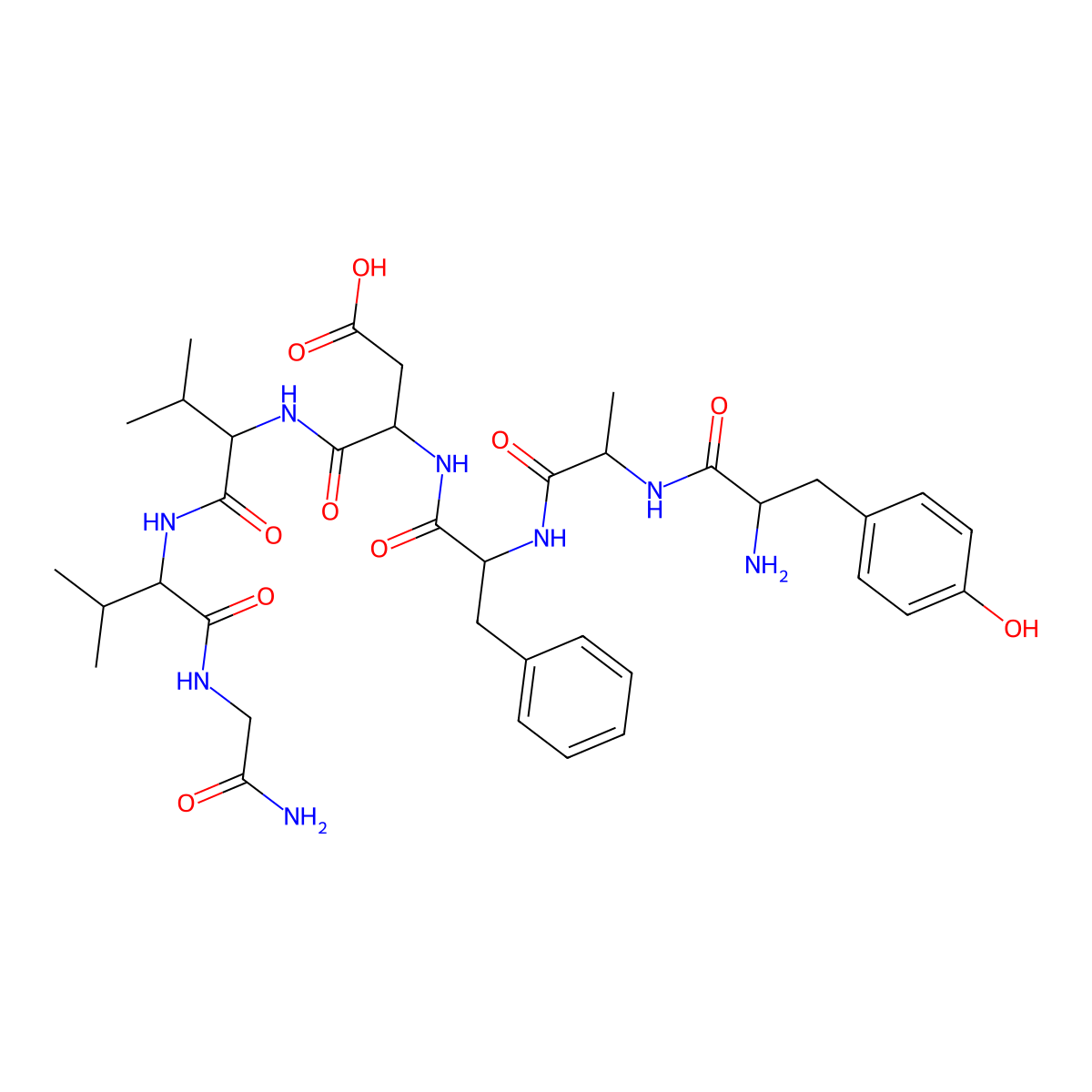 Deltorphin I, ala(2)- molecular structure, CAS 122752-15-2