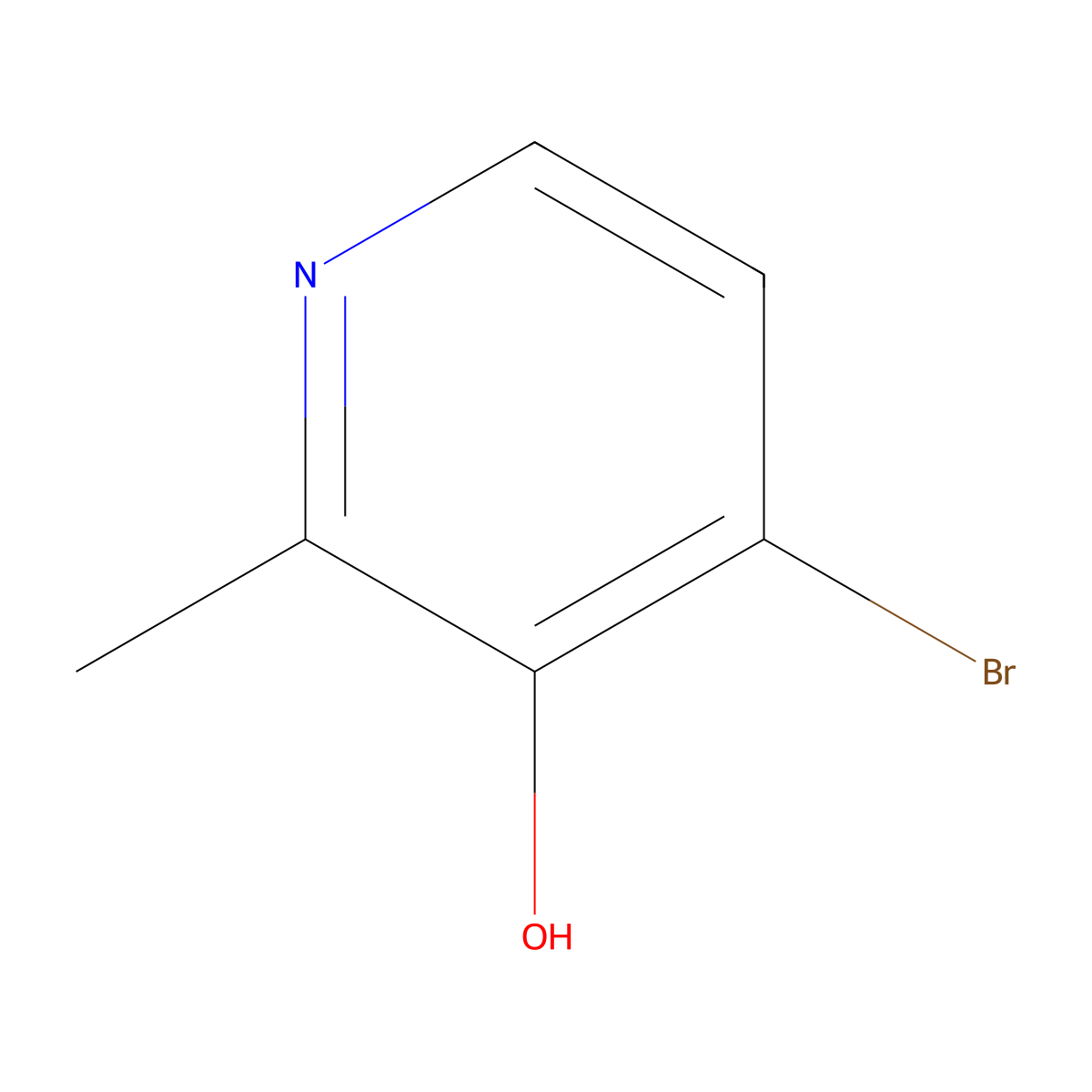4-Bromo-2-methylpyridin-3-ol molecular structure, CAS 1227570-80-0