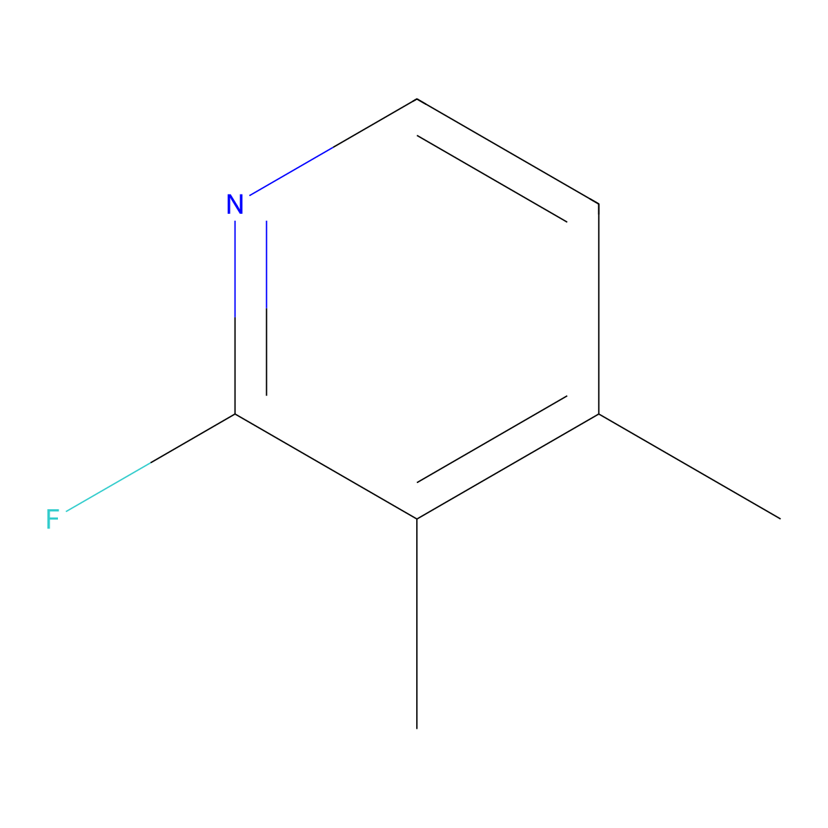 2-Fluoro-3,4-dimethylpyridine molecular structure, CAS 1227570-87-7