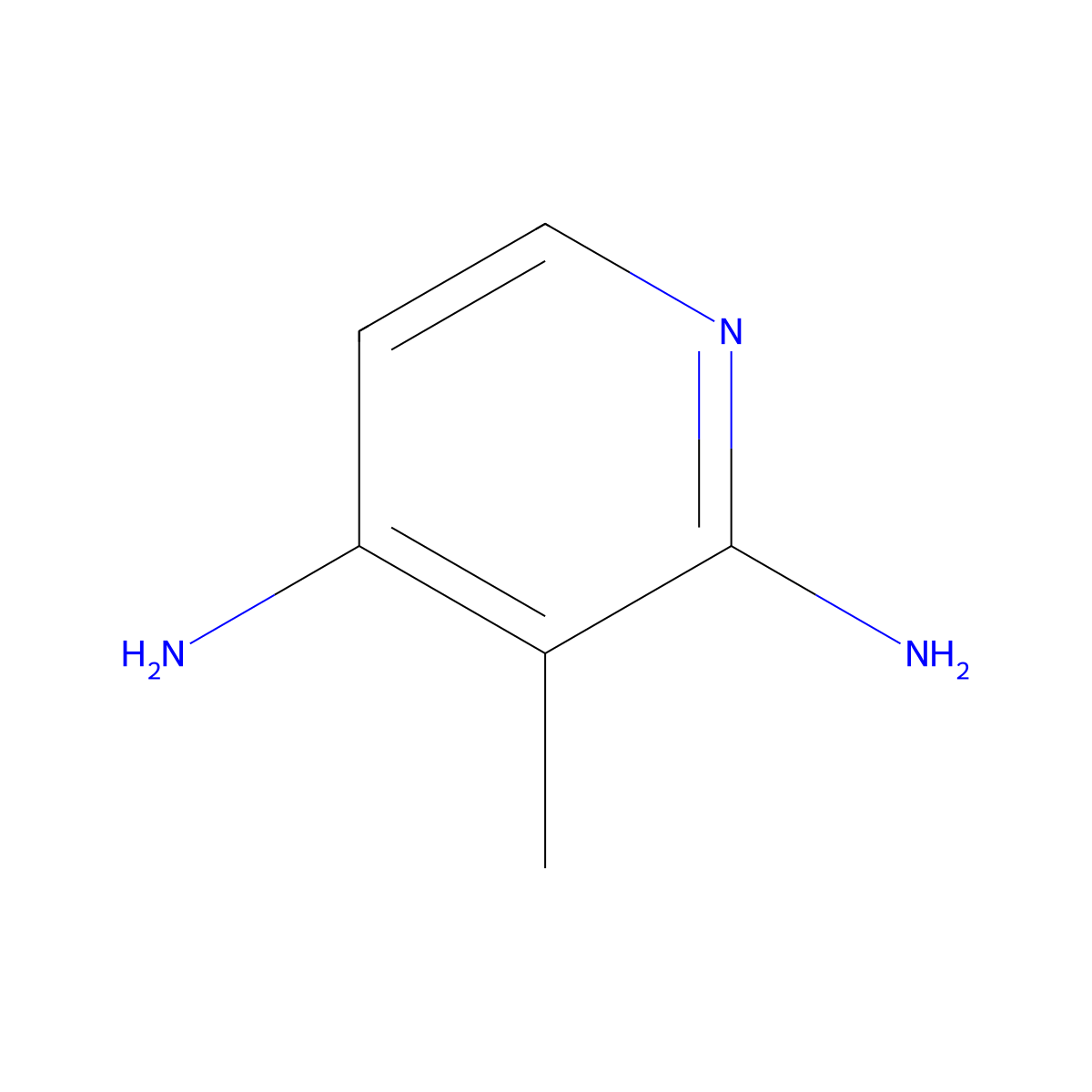 2,4-Diamino-3-methylpyridine molecular structure, CAS 1227571-27-8