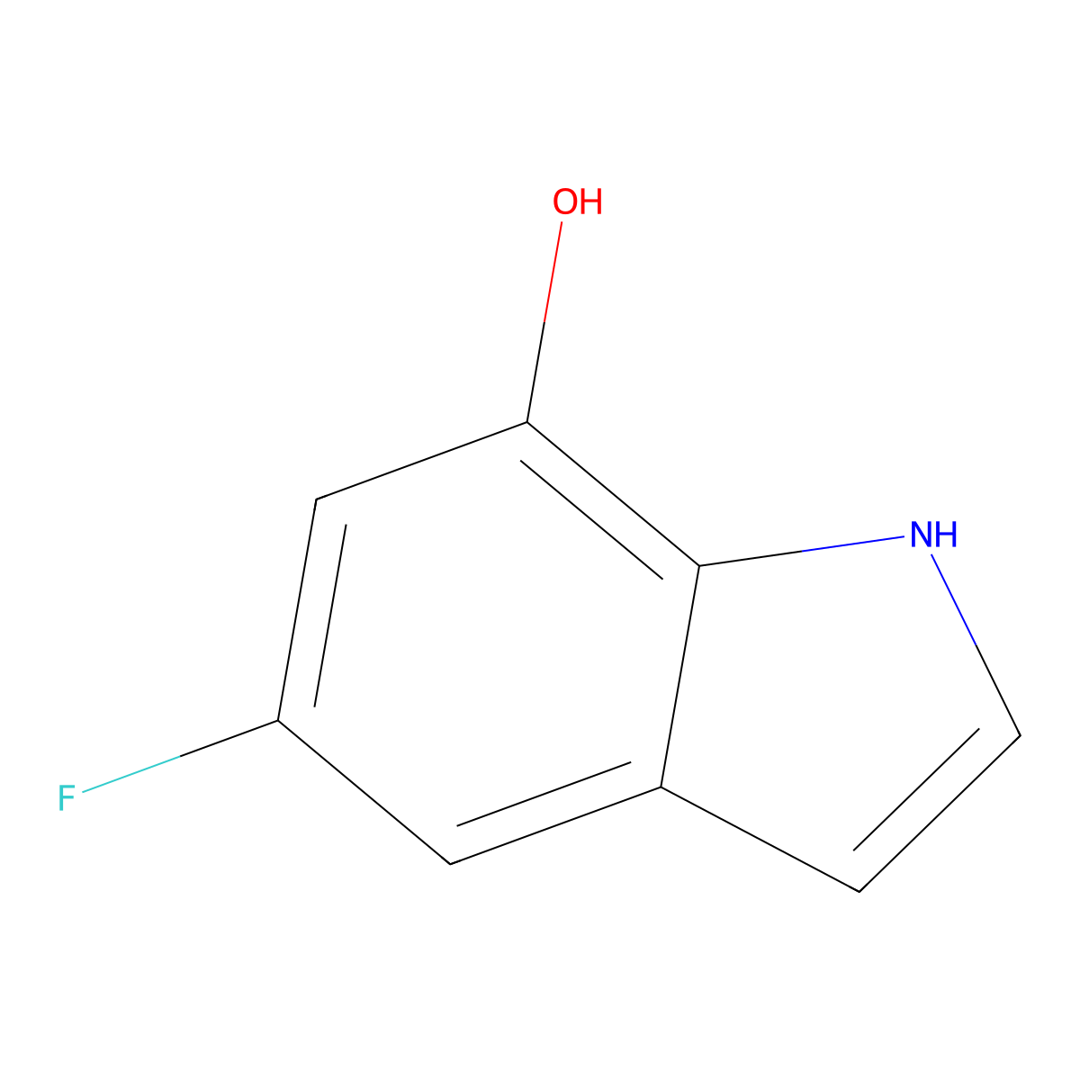 5-Fluoro-1h-indol-7-ol molecular structure, CAS 1227572-47-5