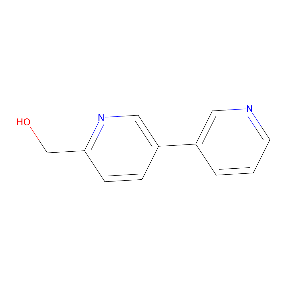 [3,3'-Bipyridin]-6-ylmethanol molecular structure, CAS 1227573-09-2