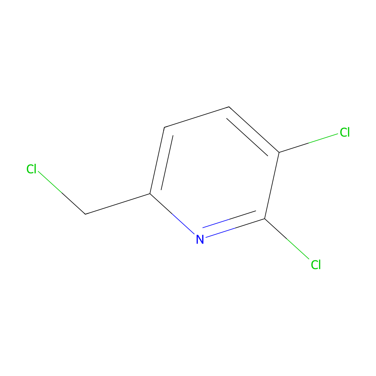 2,3-Dichloro-6-(chloromethyl)pyridine molecular structure, CAS 1227574-47-1