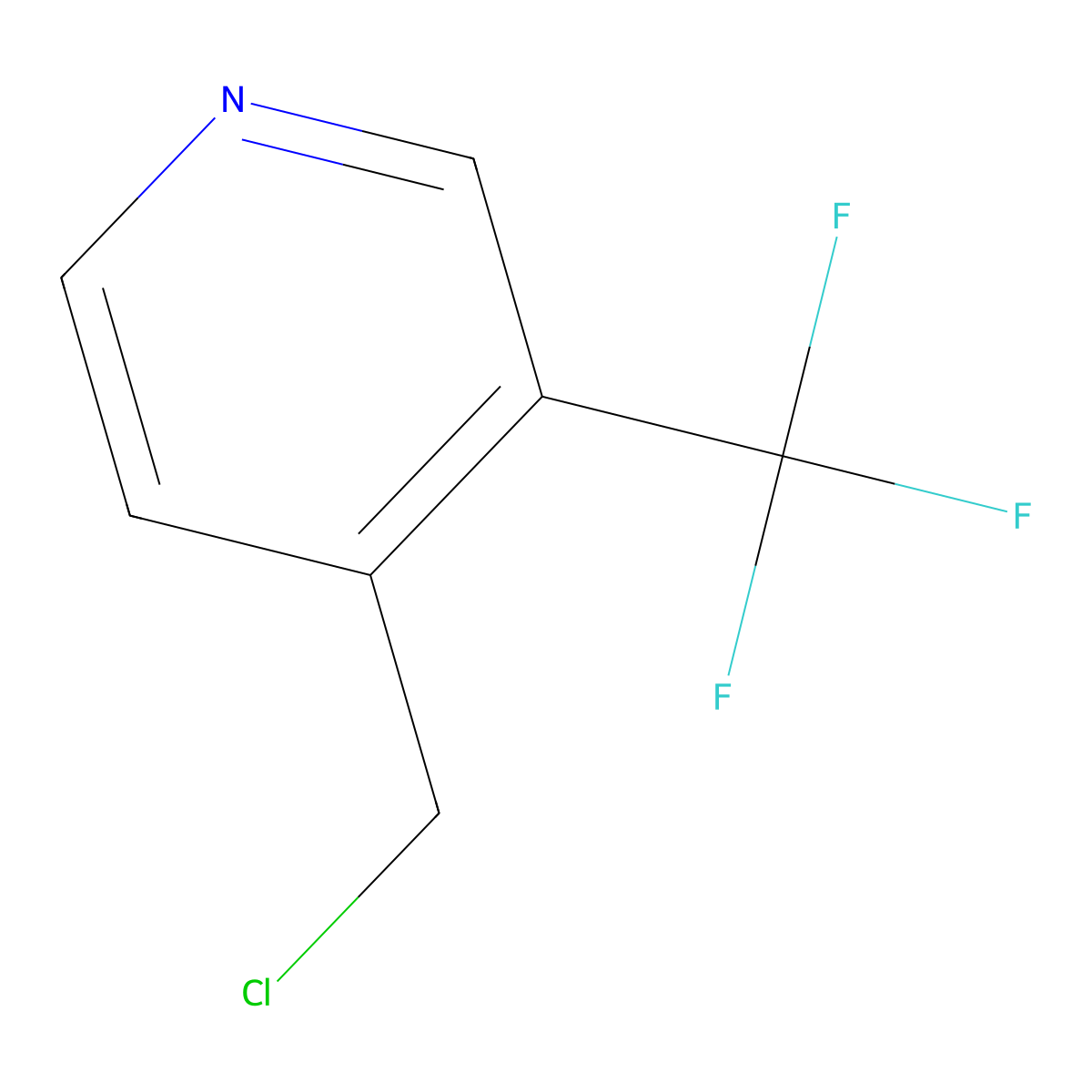 4-(Chloromethyl)-3-(trifluoromethyl)pyridine molecular structure, CAS 1227574-95-9