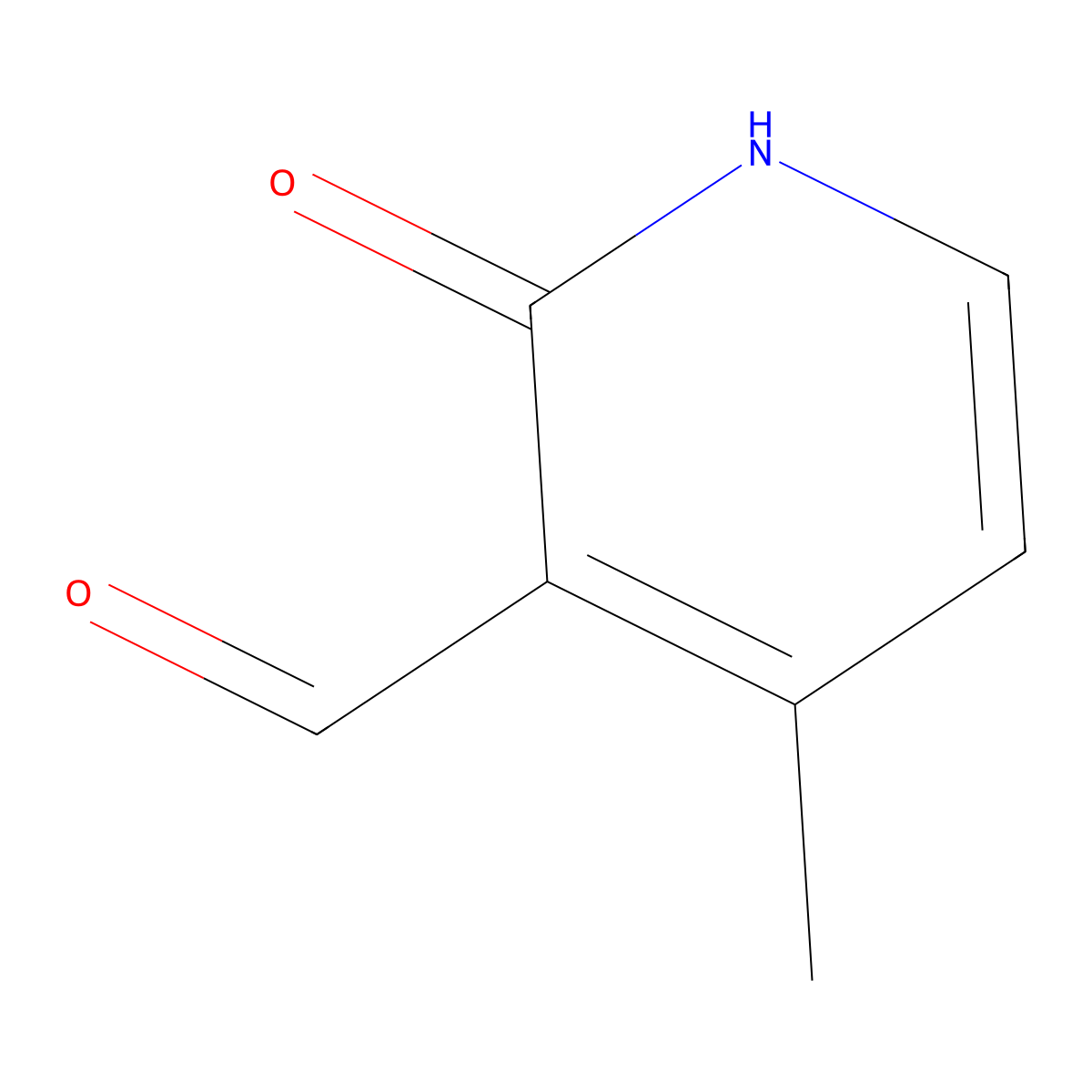 2-Hydroxy-4-methylnicotinaldehyde molecular structure, CAS 1227575-77-0