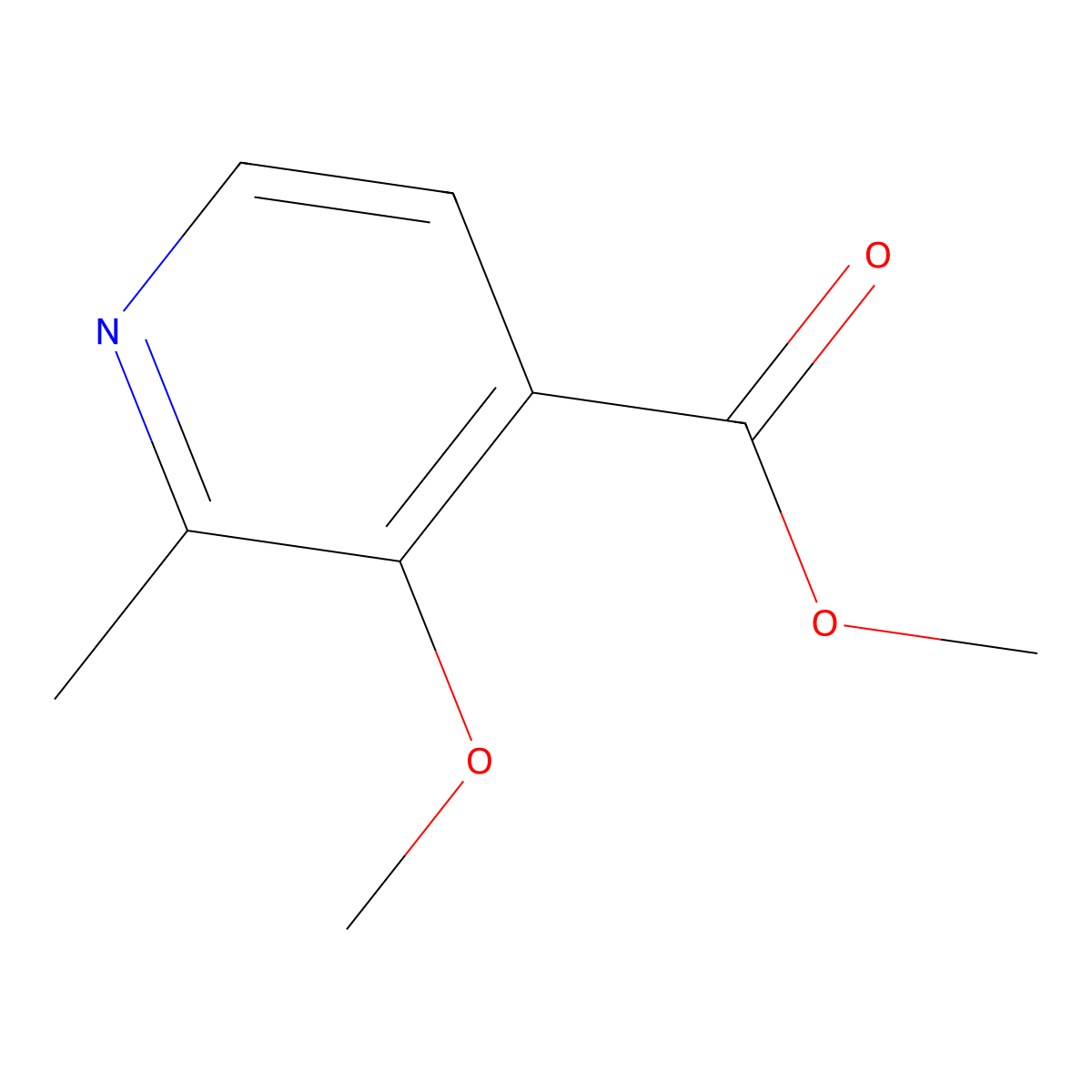Methyl 3-methoxy-2-methylisonicotinate molecular structure, CAS 1227575-78-1