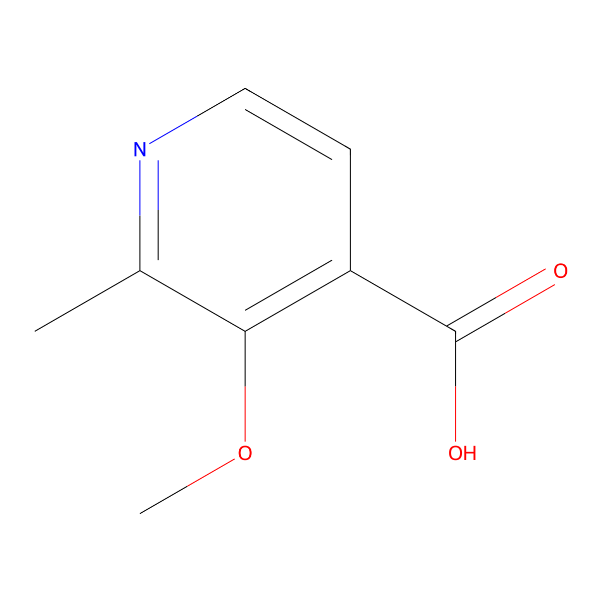 3-Methoxy-2-methylisonicotinic acid molecular structure, CAS 1227577-20-9