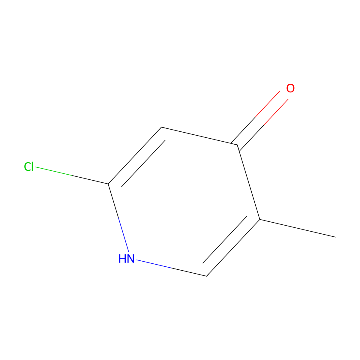 2-Chloro-5-methylpyridin-4-ol molecular structure, CAS 1227580-80-4