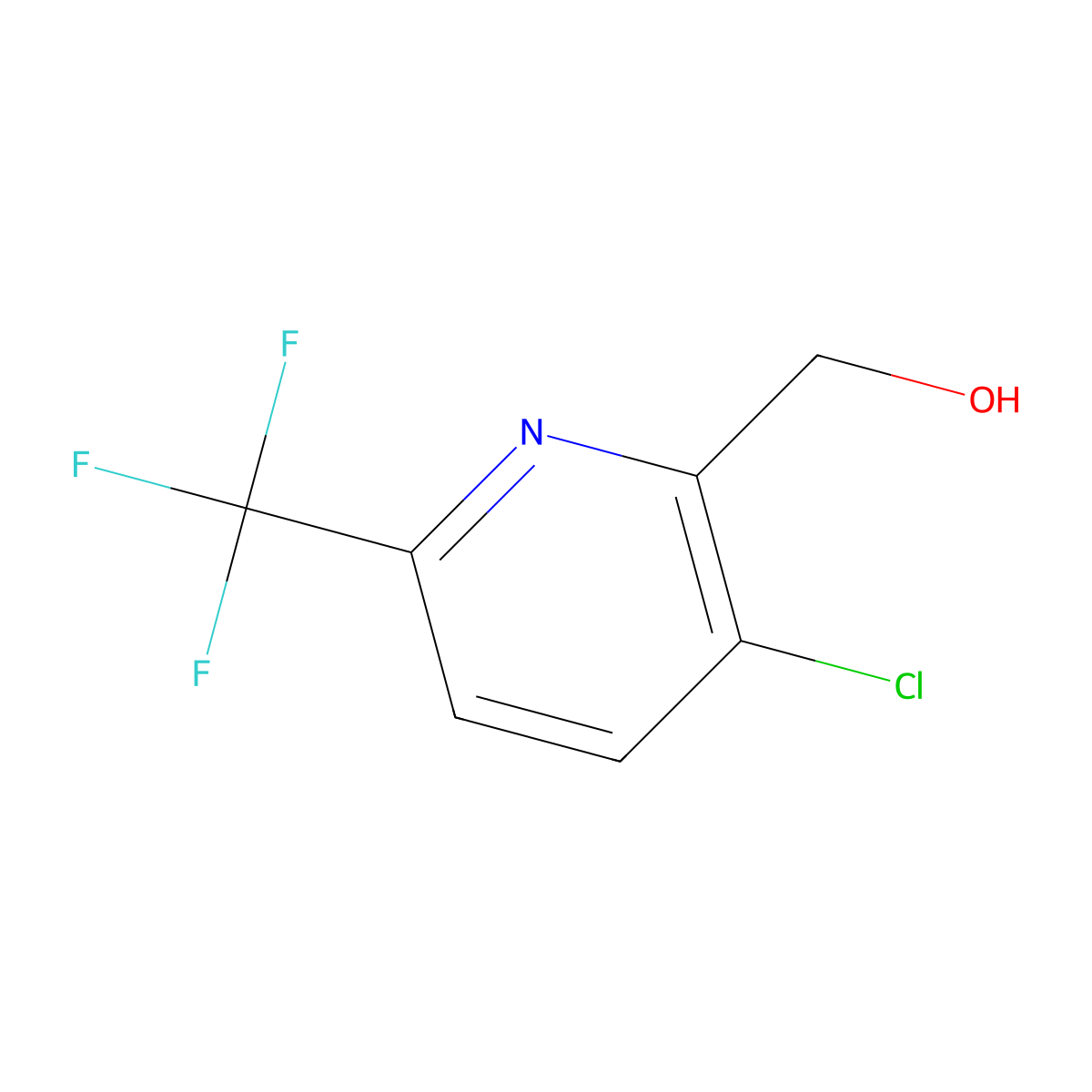 [3-Chloro-6-(trifluoromethyl)pyridin-2-yl]methanol molecular structure, CAS 1227584-33-9