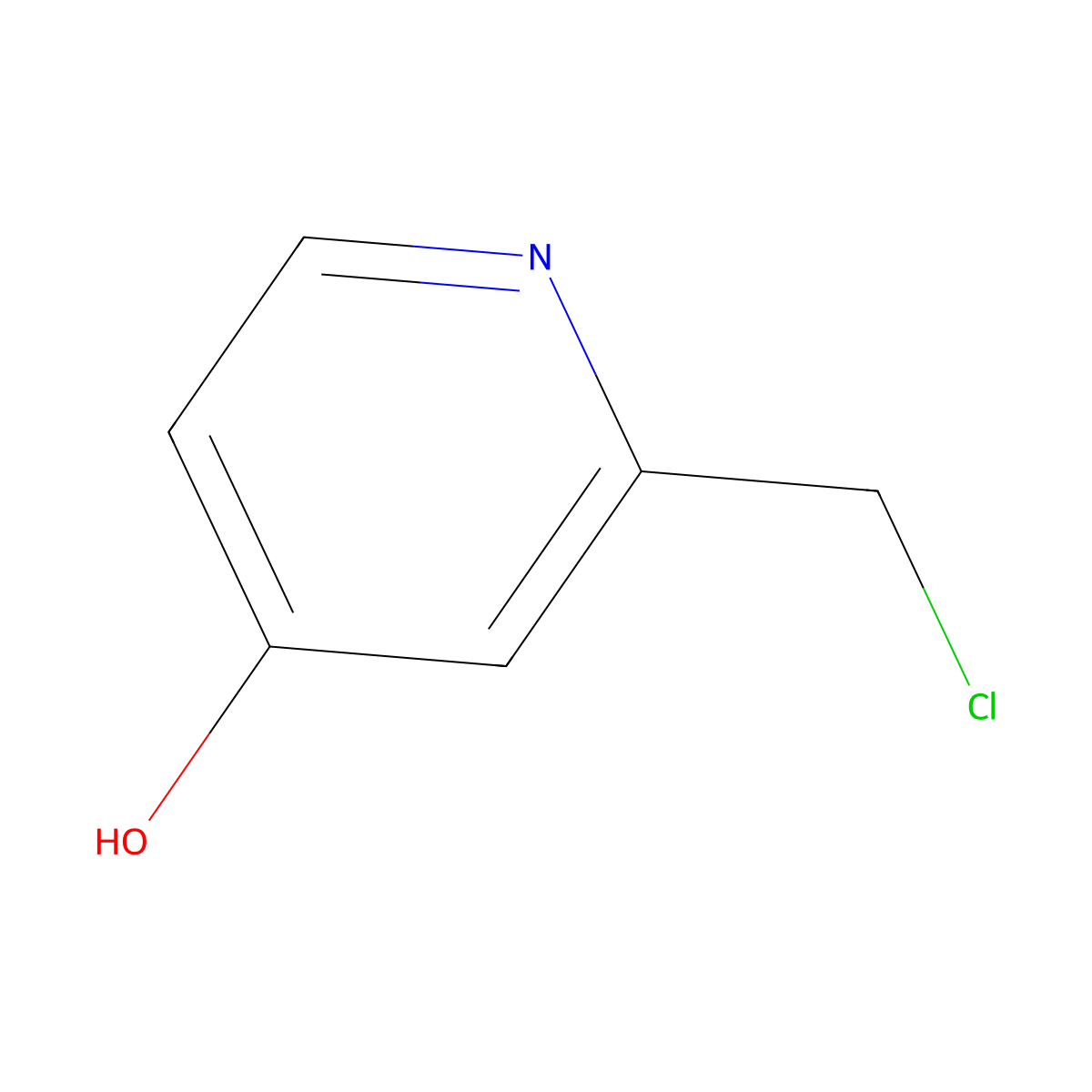 2-(Chloromethyl)pyridin-4-ol molecular structure, CAS 1227584-75-9
