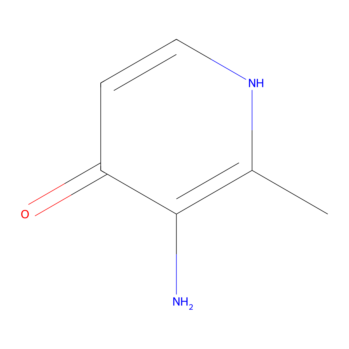 3-Amino-2-methylpyridin-4-ol molecular structure, CAS 1227586-70-0