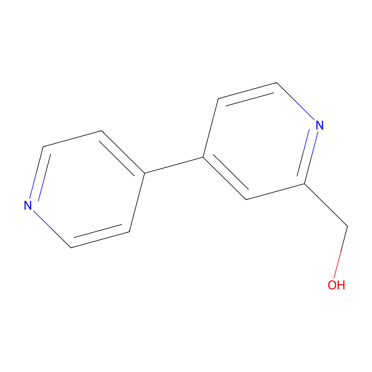 [4,4'-Bipyridin]-2-ylmethanol molecular structure, CAS 1227599-14-5