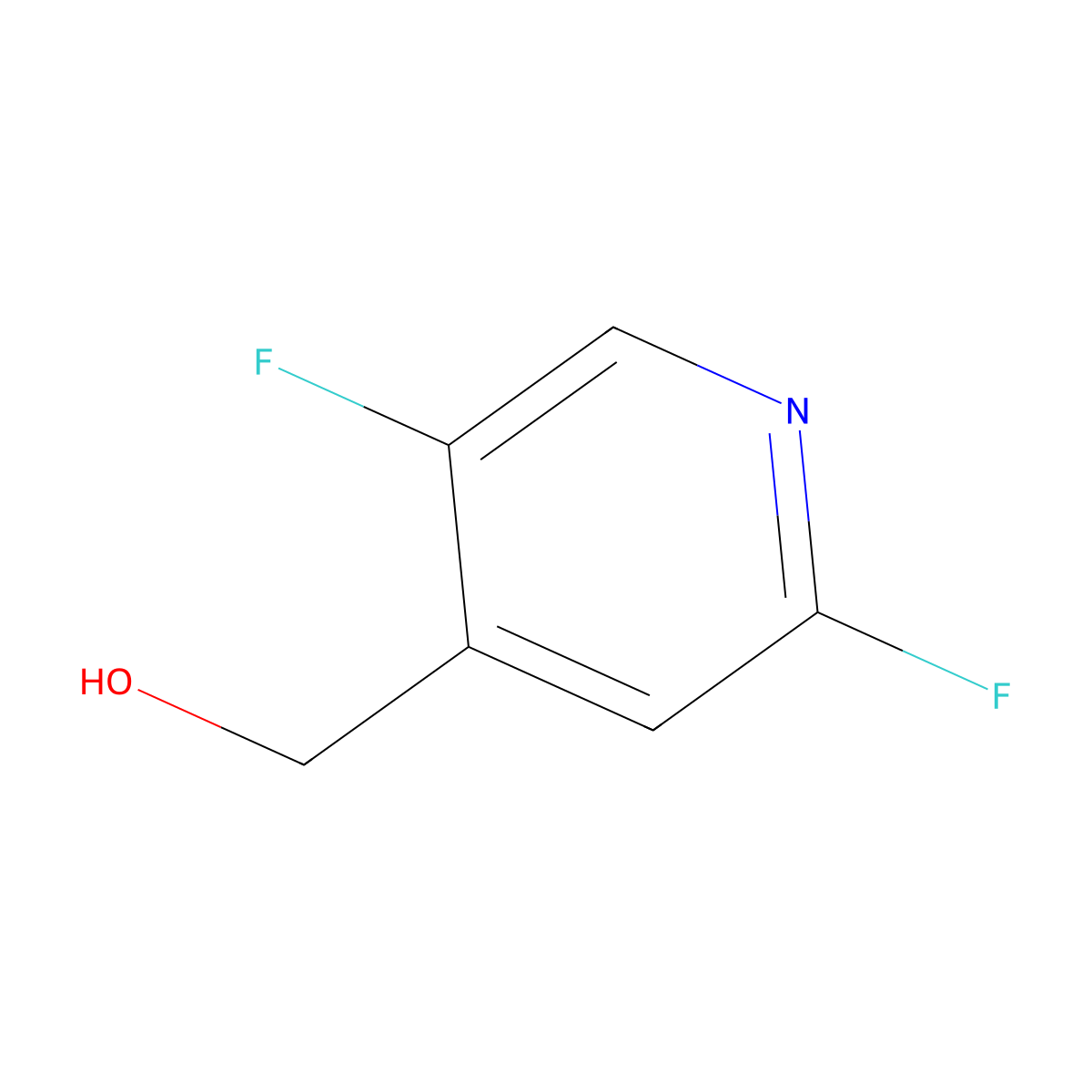 (2,5-Difluoropyridin-4-yl)methanol molecular structure, CAS 1227601-53-7