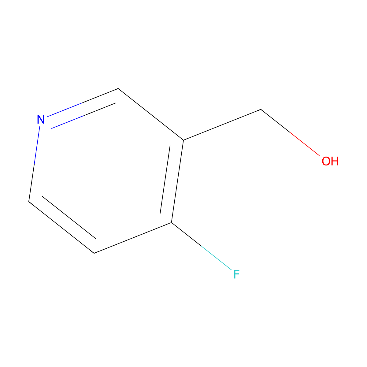 (4-Fluoropyridin-3-yl)methanol molecular structure, CAS 1227601-63-9